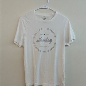 Hurley White Logo Tee for Men